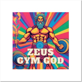 Zeus gym God Posters and Art